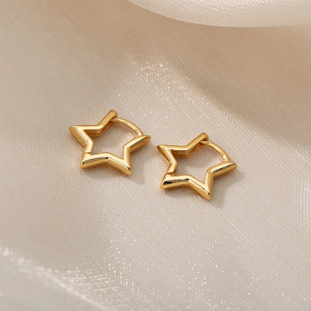 Gold Hoop Earrings
