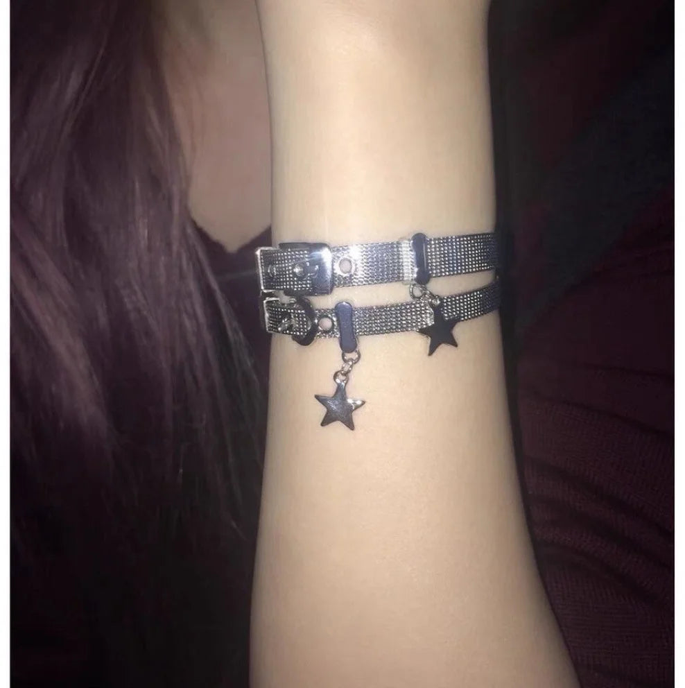 Star Charm Punk Bracelet