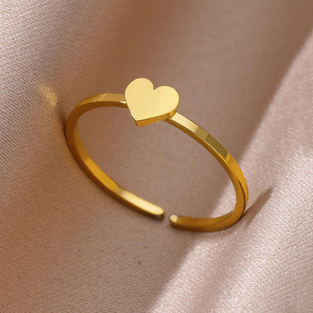 Gold Wide Open Rings