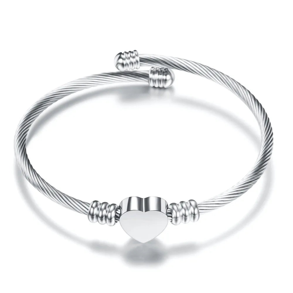 Stainless Steel Rose Gold Bangle