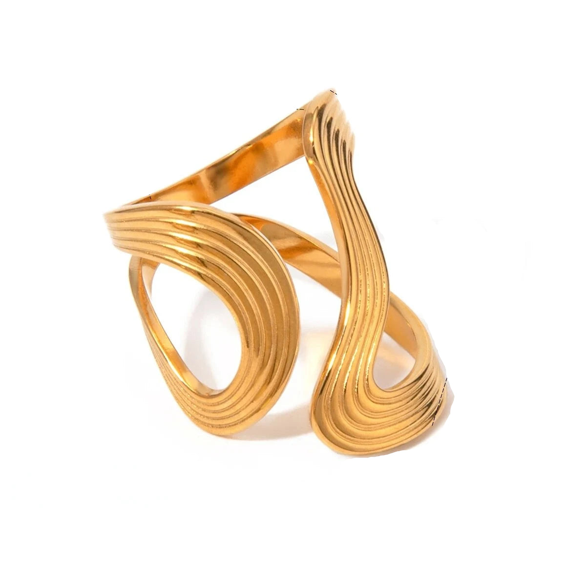 Open Skeleton Snake Ring
