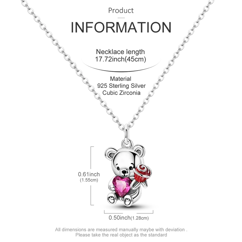 925 Sterling Silver Luminous Firefly Heart Shaped Zircon Pendant Necklace For Women Fashion Anniversary Birthday Jewelry Gifts
