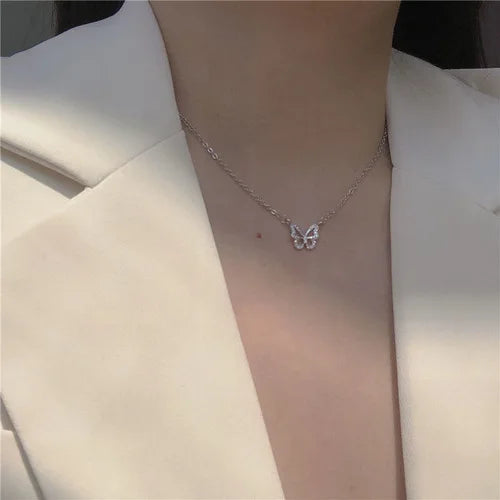 2025 New Women's Pearl Necklace Kpop Gold Color Beads Pendant Necklaces Goth Double Layer Chain Choker for Women Fashion Jewelry