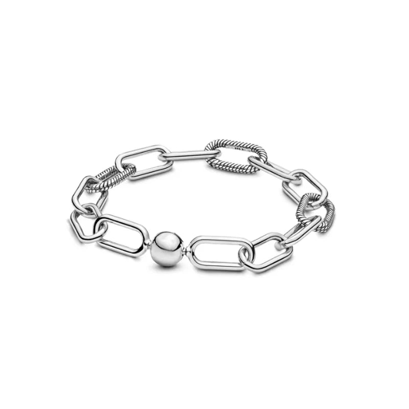 Half Bead, Half Chain Bracelet