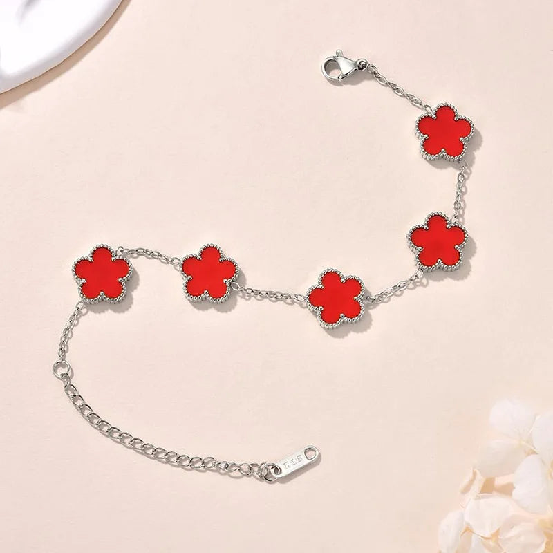 Lucky Clover Gold Plated Bracelets
