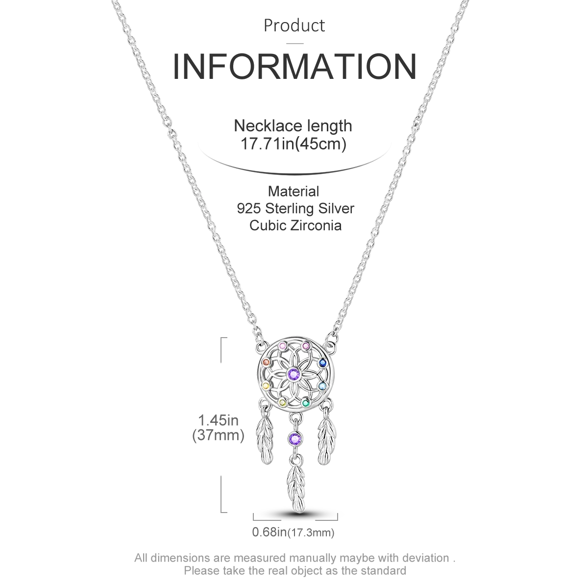 925 Sterling Silver Luminous Firefly Heart Shaped Zircon Pendant Necklace For Women Fashion Anniversary Birthday Jewelry Gifts