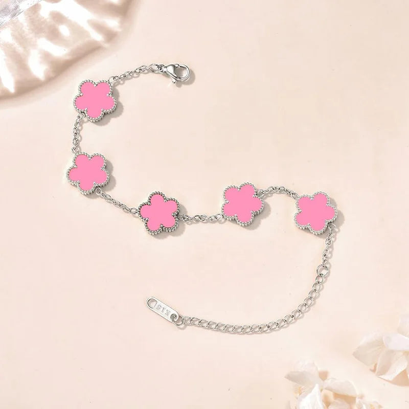 Lucky Clover Gold Plated Bracelets