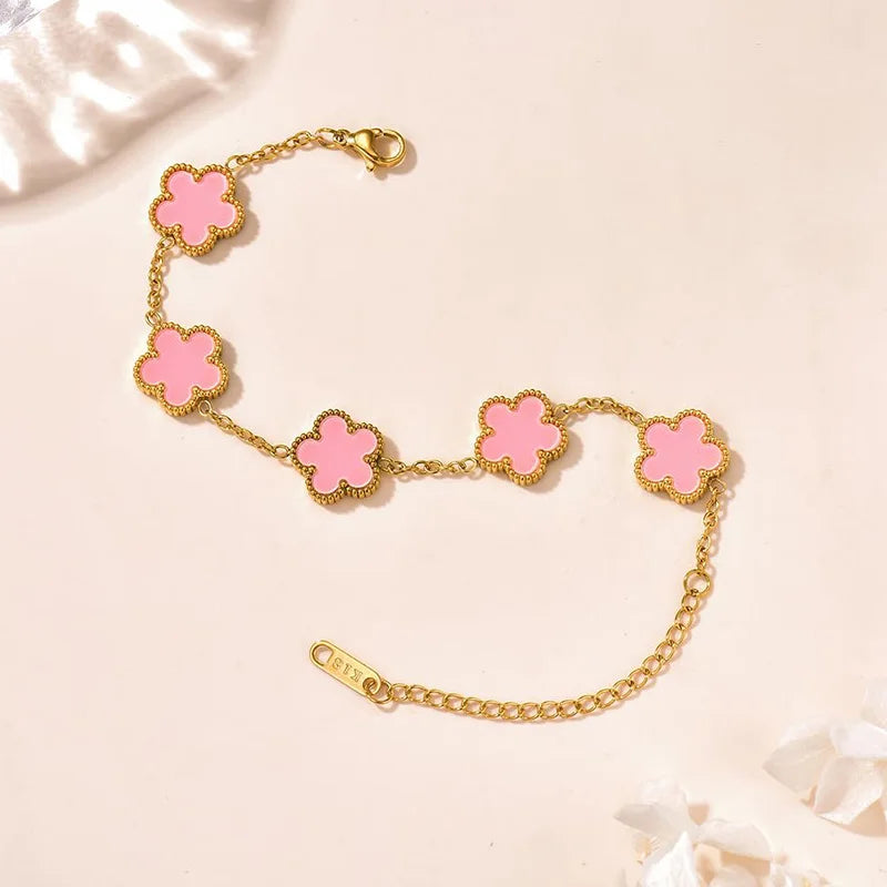 Lucky Clover Gold Plated Bracelets