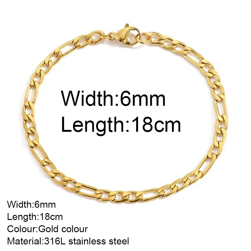 Gold Twist Chain Bracelet