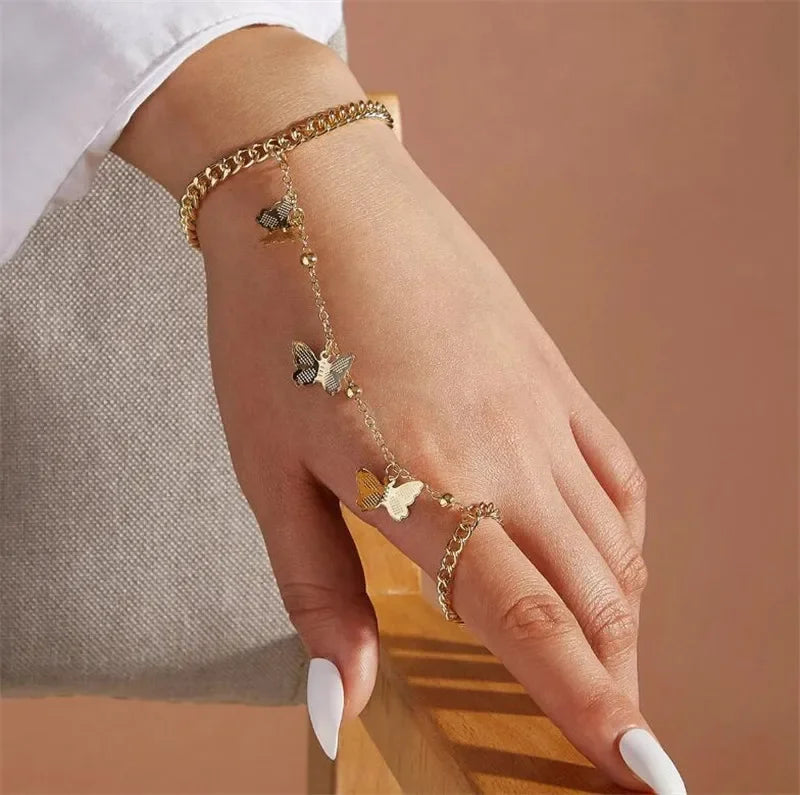 Butterfly Pendant Bracelet