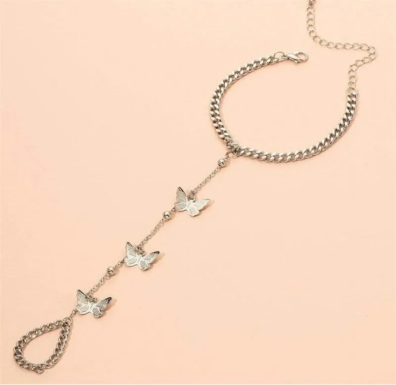 Butterfly Pendant Bracelet