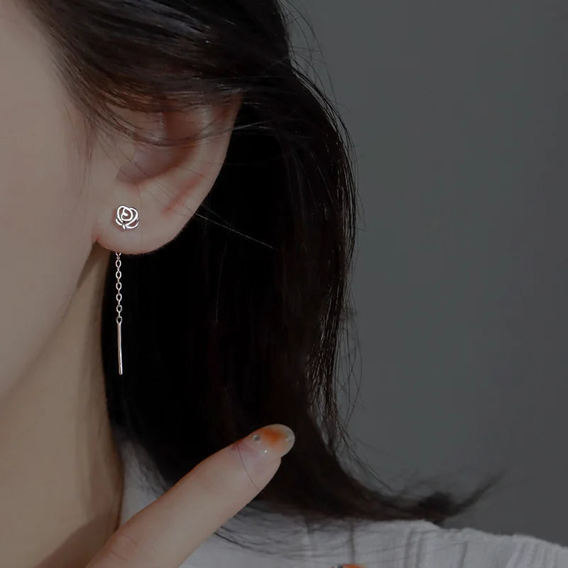 Crystal Water Drop Stud Earrings