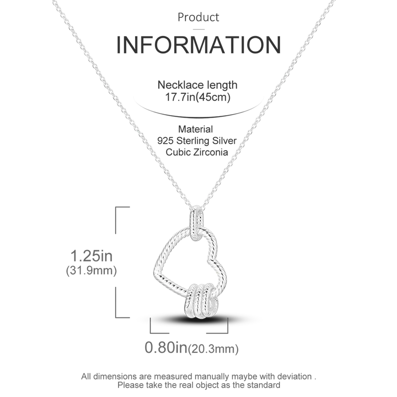 925 Sterling Silver Luminous Firefly Heart Shaped Zircon Pendant Necklace For Women Fashion Anniversary Birthday Jewelry Gifts
