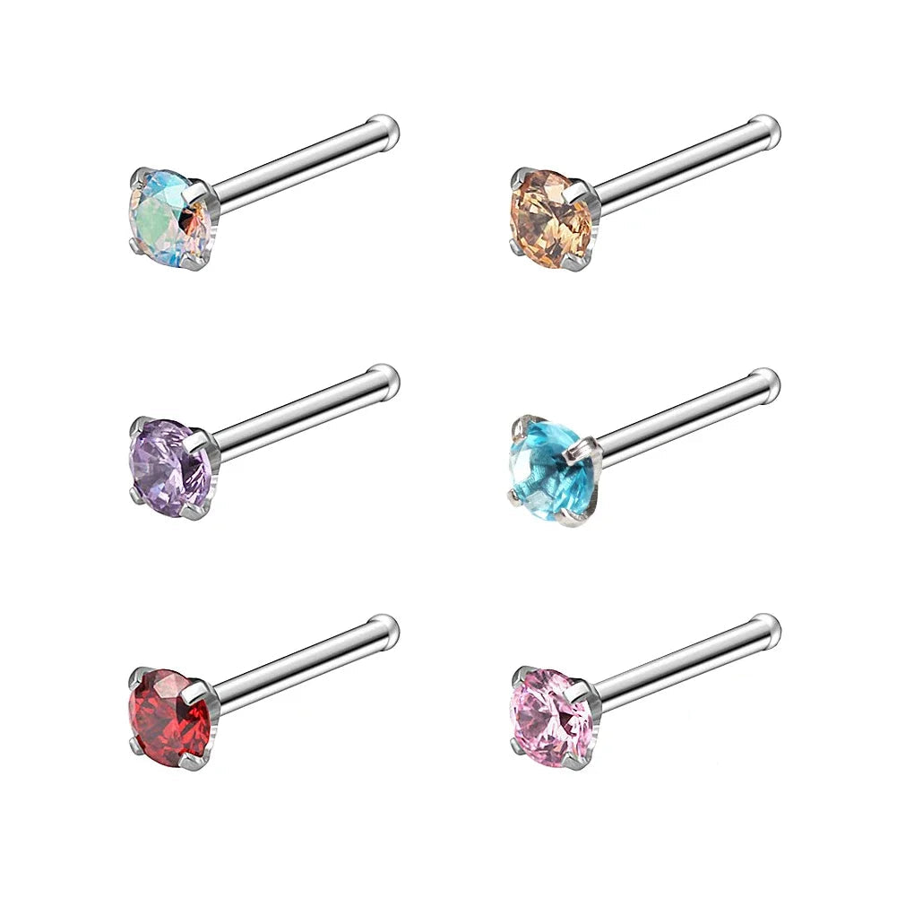 Crystal Nose Stud Set