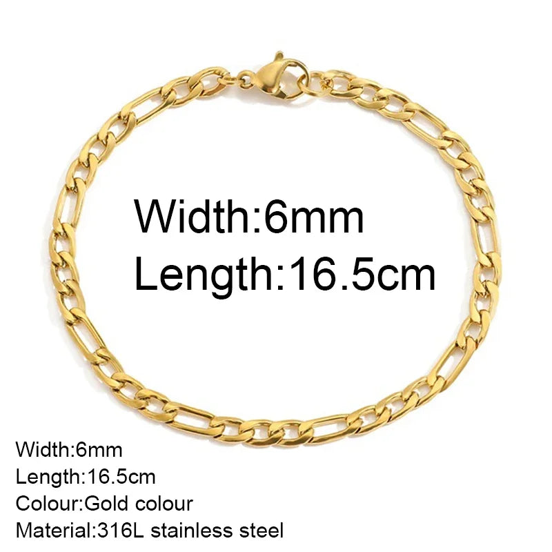 Gold Twist Chain Bracelet