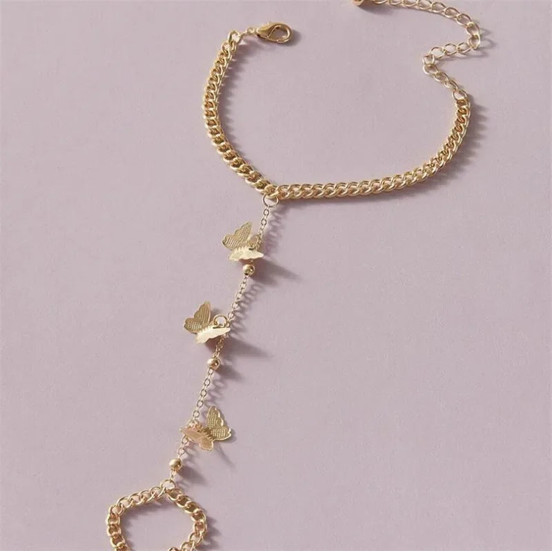 Butterfly Pendant Bracelet