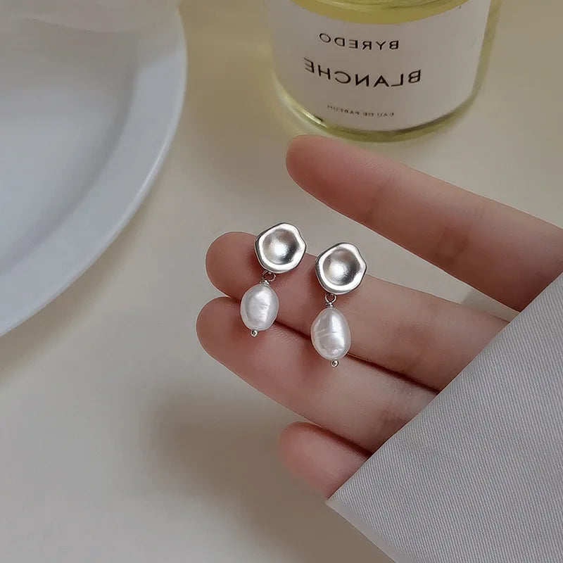 Crystal Water Drop Stud Earrings