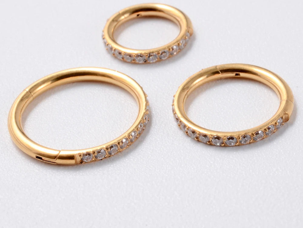 Titanium Clicker Nose Ring