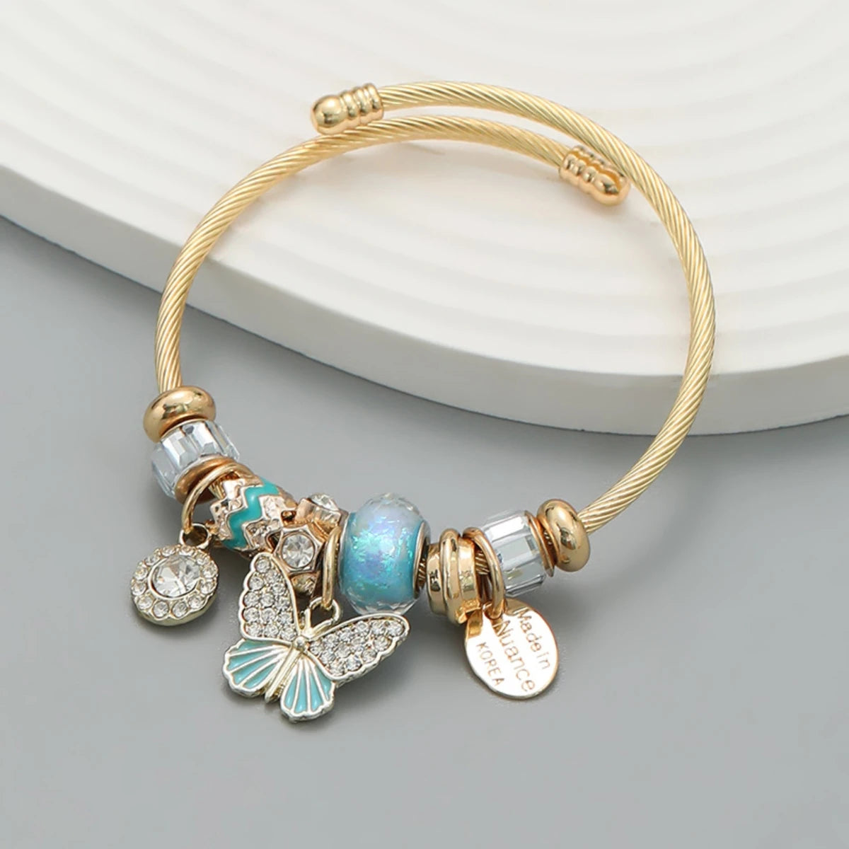 Stainless Steel Panjiadora Beaded Love Bracelet