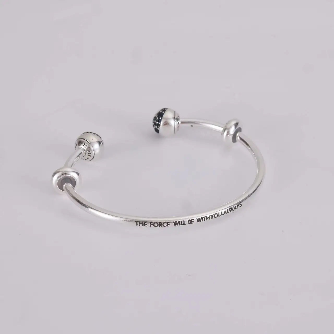 Stainless Steel Bead Bangle Bracelet