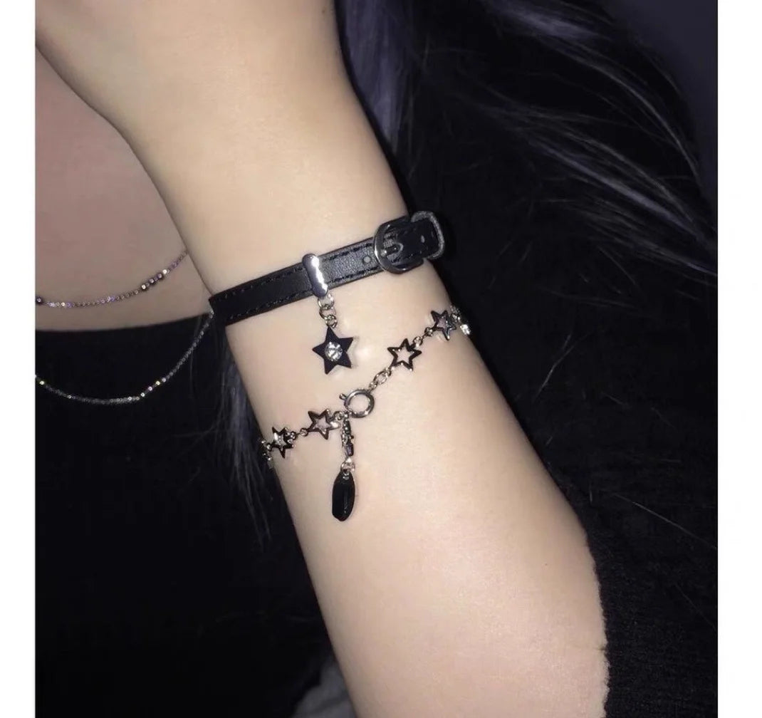 Star Charm Punk Bracelet