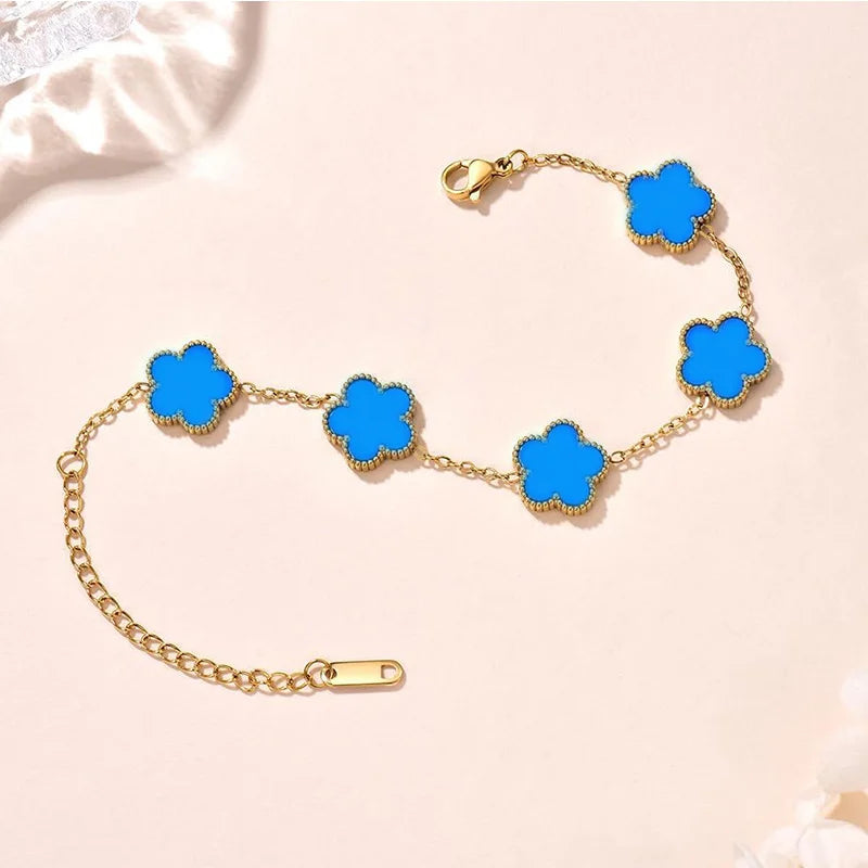 Lucky Clover Gold Plated Bracelets