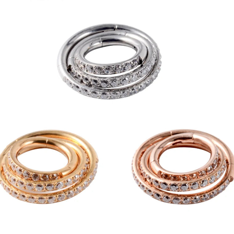 Titanium Clicker Nose Ring