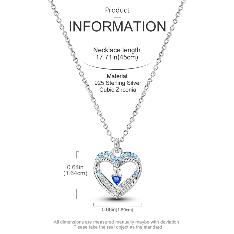 925 Sterling Silver Luminous Firefly Heart Shaped Zircon Pendant Necklace For Women Fashion Anniversary Birthday Jewelry Gifts