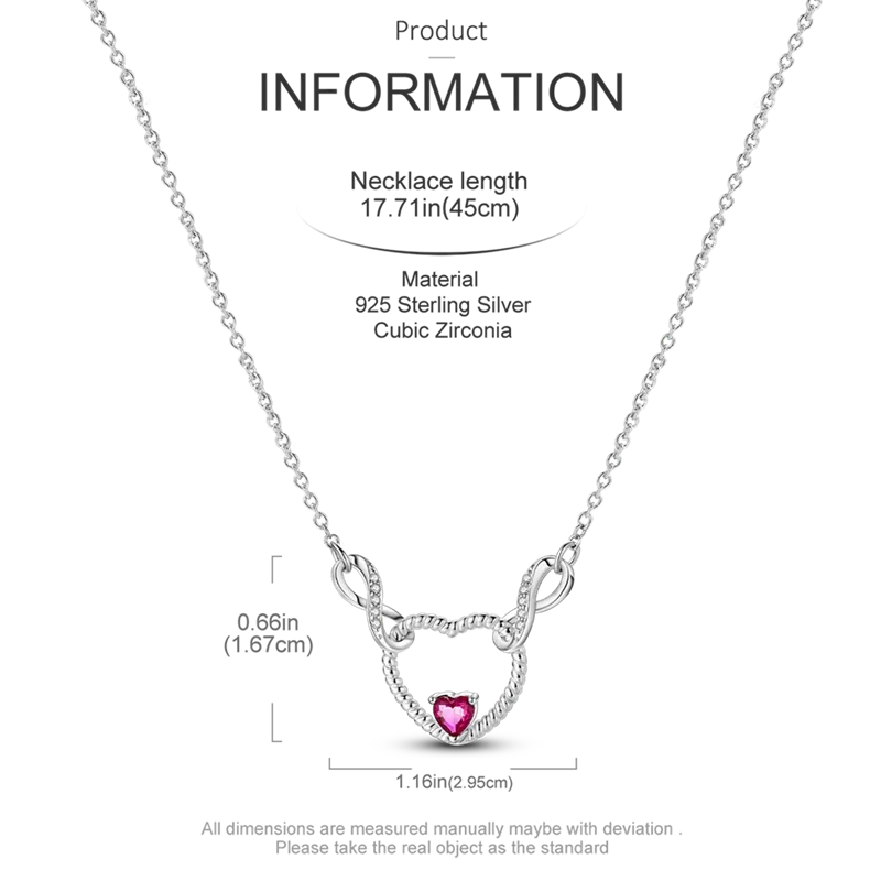 925 Sterling Silver Luminous Firefly Heart Shaped Zircon Pendant Necklace For Women Fashion Anniversary Birthday Jewelry Gifts