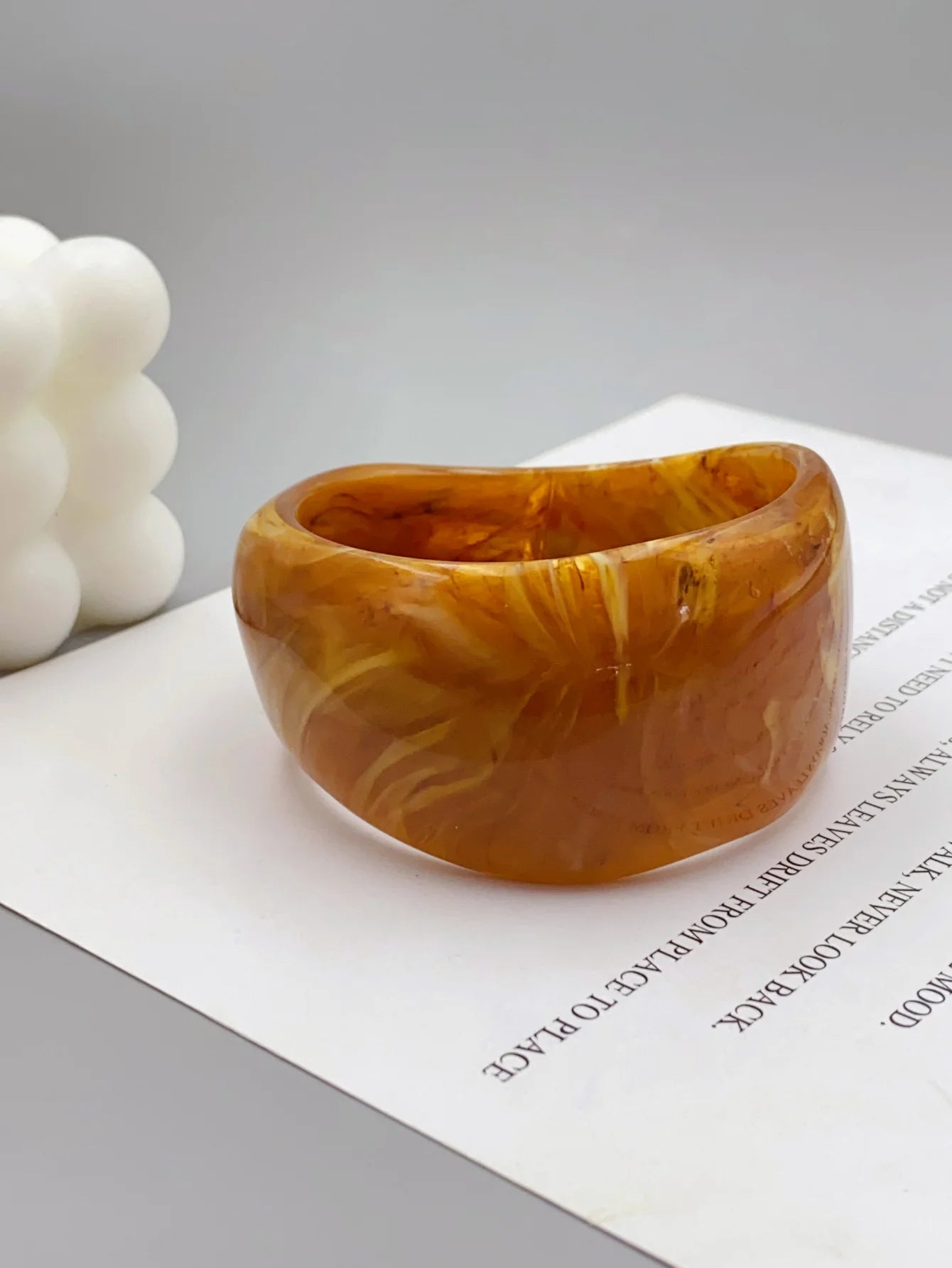 Fashionable irregular bangles with marble pattern for women bracelets for women