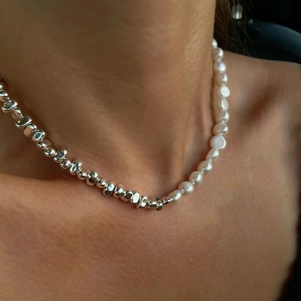 Pink Stone Heart Necklace
