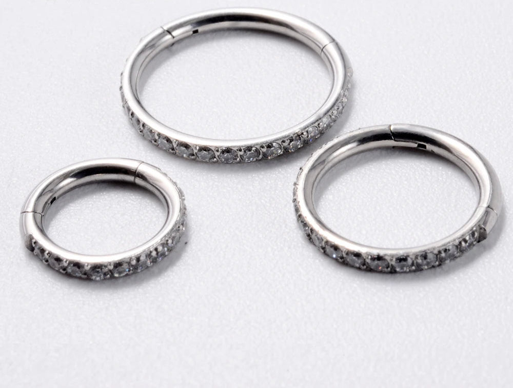 Titanium Clicker Nose Ring