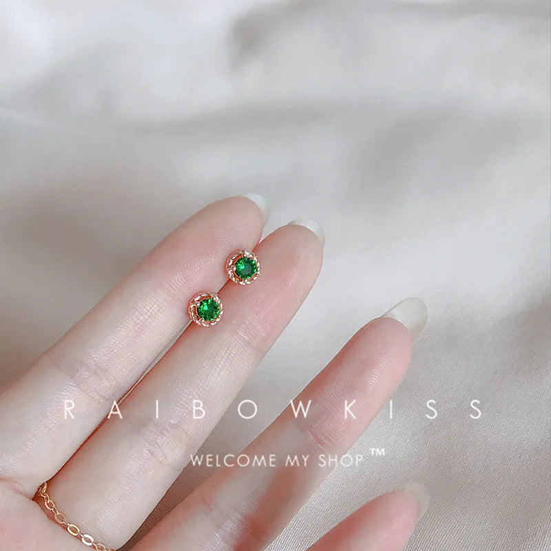 925 Silver Needle Zircon Earrings Hypoallergenic Fashion Ear Studs Female Pendant Tassel Pendant Earrings for Women Jewelry Gift