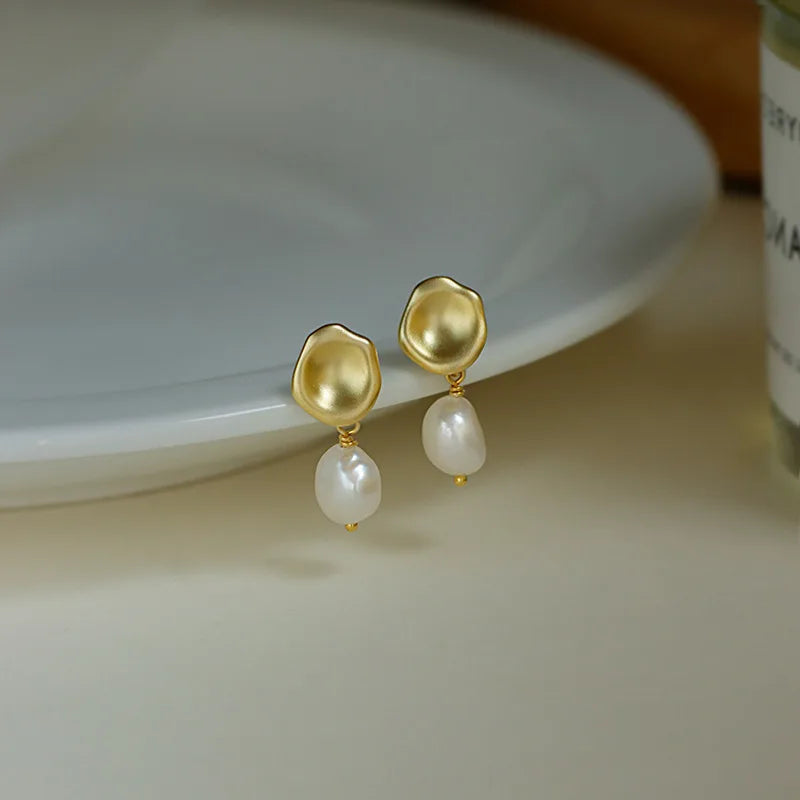 Crystal Water Drop Stud Earrings