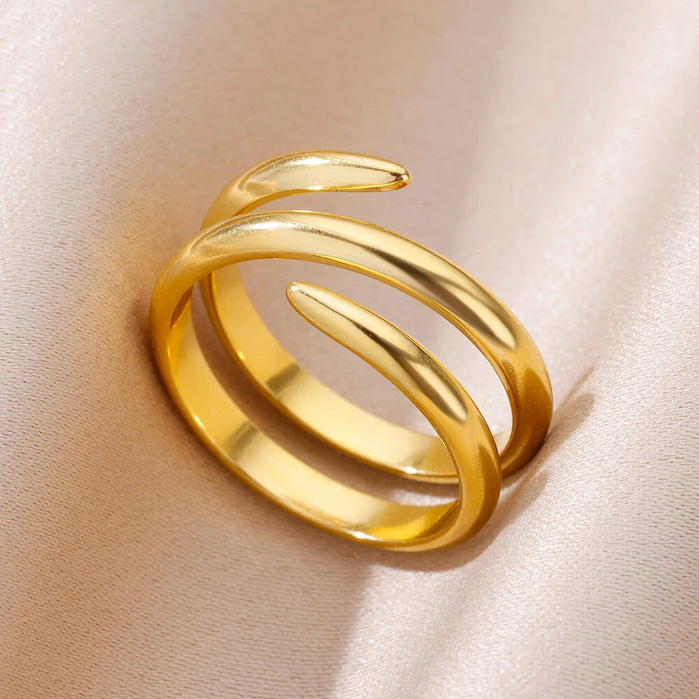 Gold Wide Open Rings
