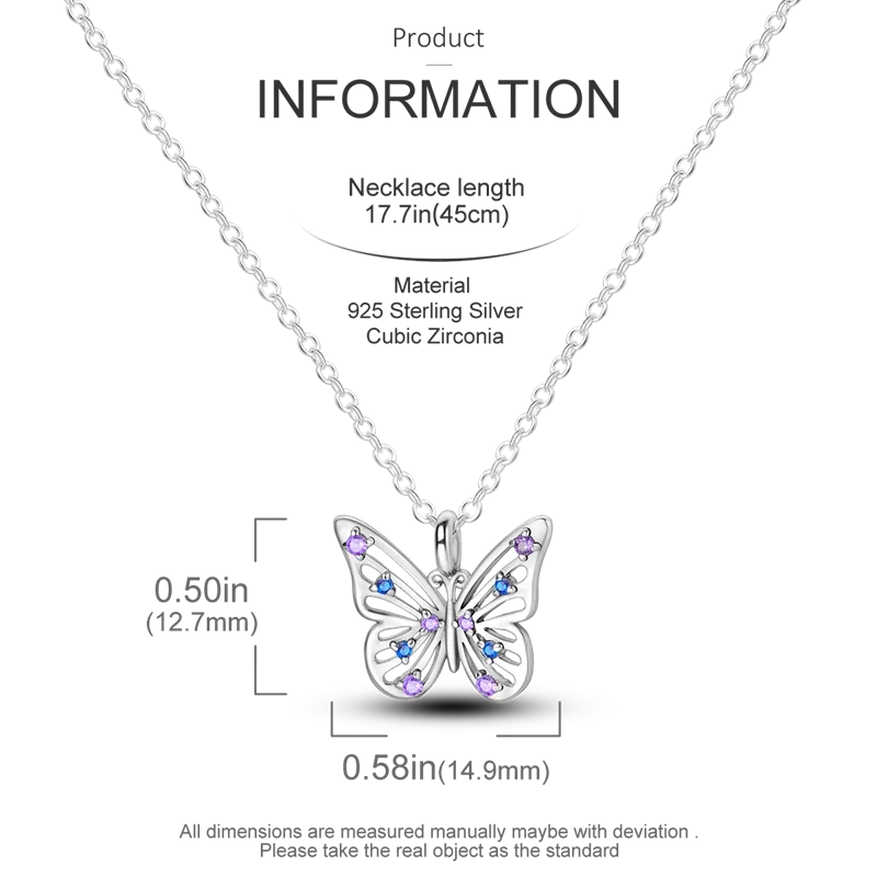 925 Sterling Silver Luminous Firefly Heart Shaped Zircon Pendant Necklace For Women Fashion Anniversary Birthday Jewelry Gifts