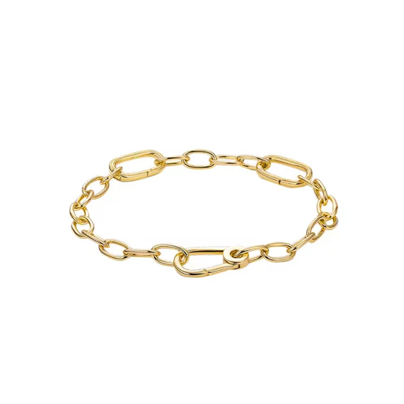 Half Bead, Half Chain Bracelet