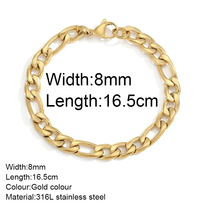 Gold Twist Chain Bracelet