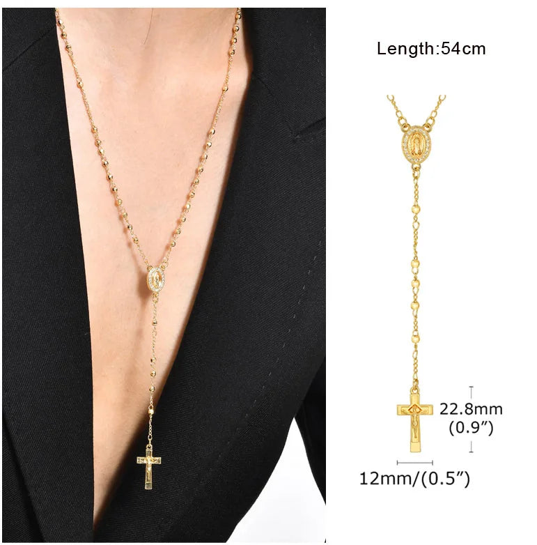 Beaded Long Chain Y Shape Necklace For Women, Minimalist Drop Bar Pendant Choker Necklaces, Clavicle Chain Jewelry