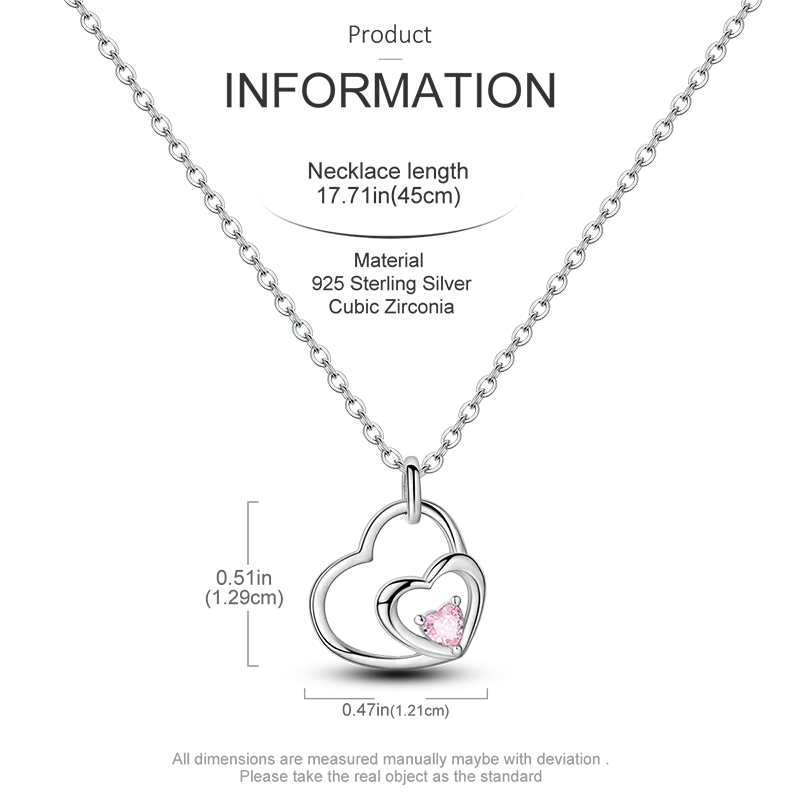 925 Sterling Silver Luminous Firefly Heart Shaped Zircon Pendant Necklace For Women Fashion Anniversary Birthday Jewelry Gifts