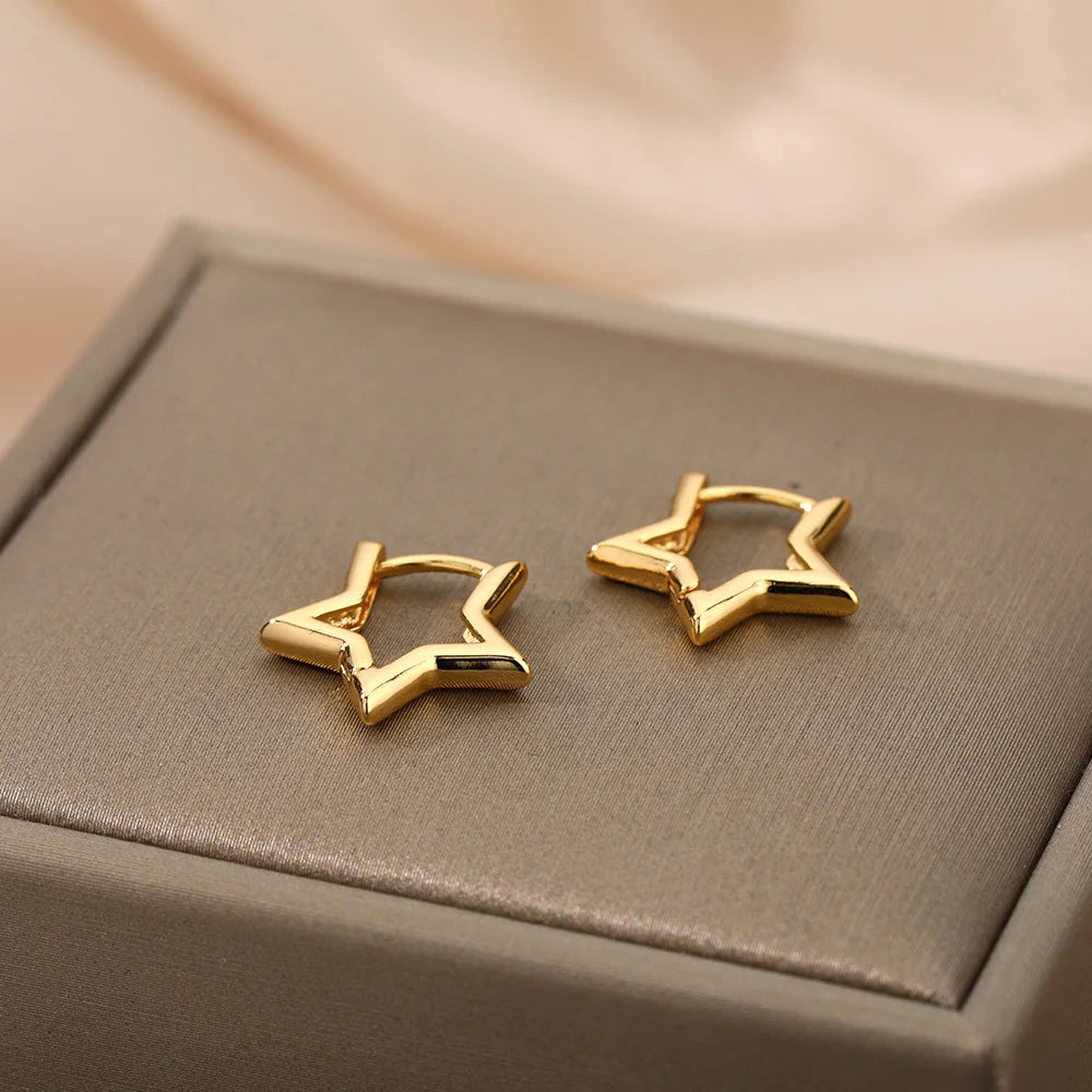 Gold Hoop Earrings