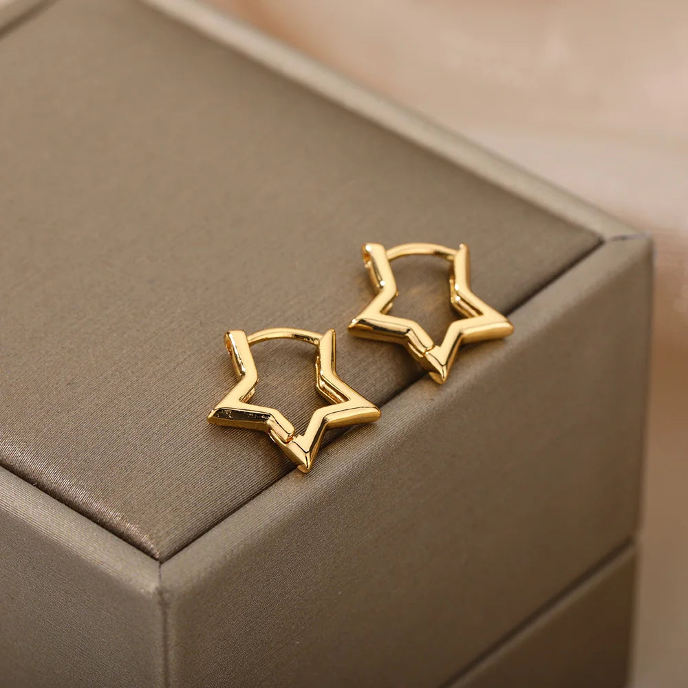 Gold Hoop Earrings