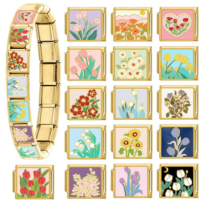 Gold Italian Charm Bracelet