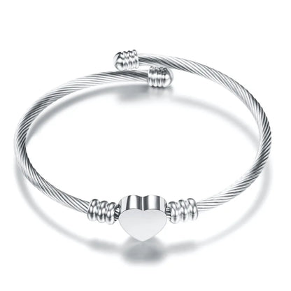Stainless Steel Rose Gold Bangle