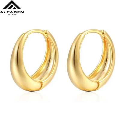 New Fashion Stainless Steel Women's Water droplets Earrings Titanium Needle18K Gold Plated Earrings  Jewelry Christmas Gift