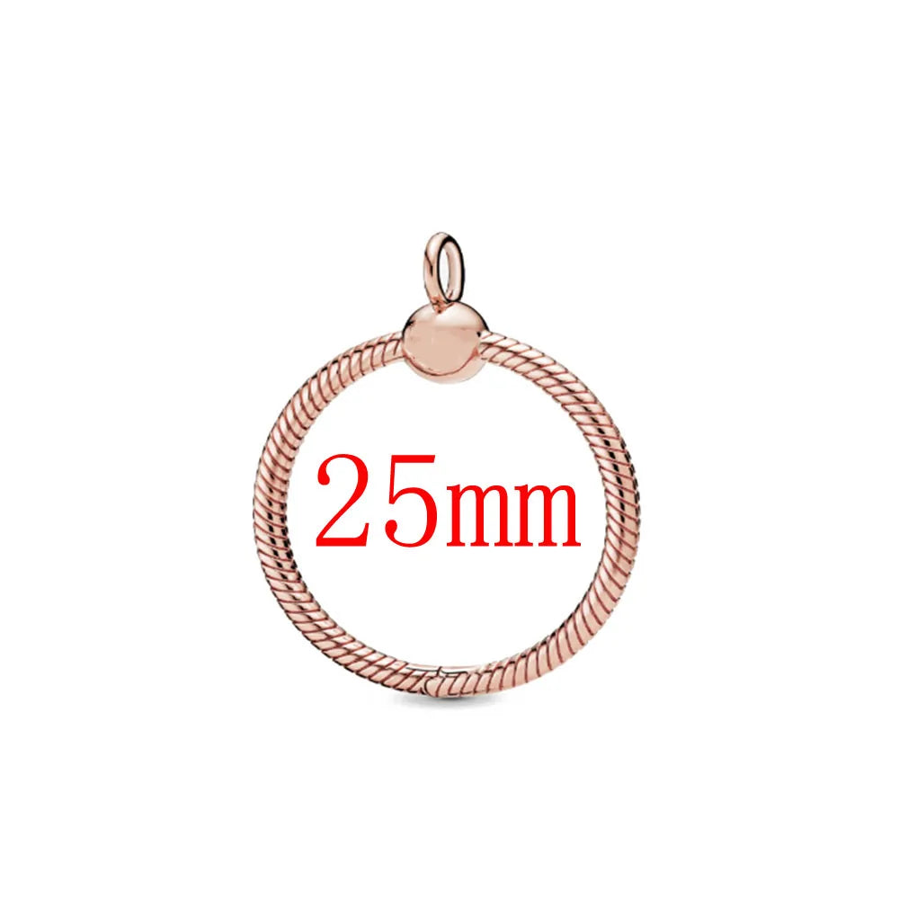New Love Heart Zircon Pendant Necklace Original DIY Women Key chain Jewelry Decoration Bracelet Accessories Charm Beads