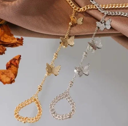 Butterfly Pendant Bracelet