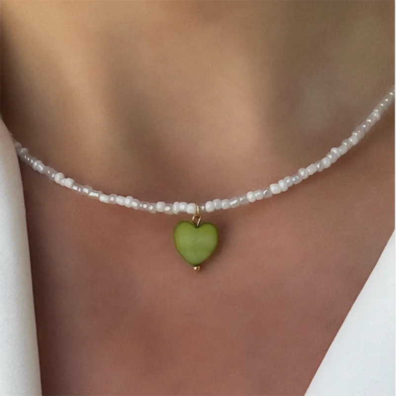 Starfish Shell Beaded Necklace