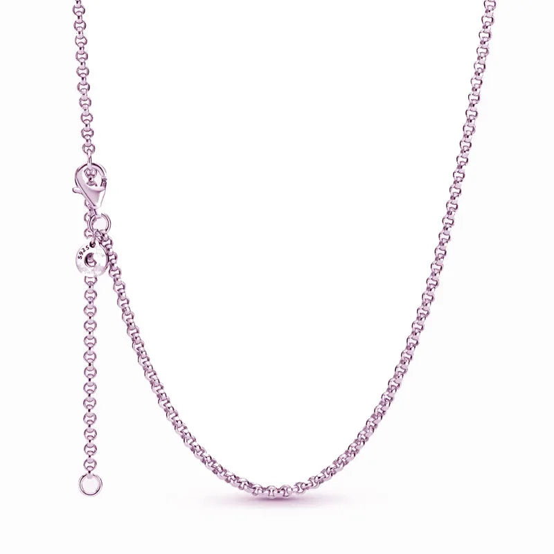 New Love Heart Zircon Pendant Necklace Original DIY Women Key chain Jewelry Decoration Bracelet Accessories Charm Beads