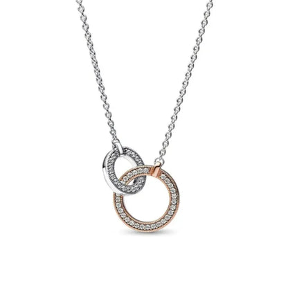 New Love Heart Zircon Pendant Necklace Original DIY Women Key chain Jewelry Decoration Bracelet Accessories Charm Beads
